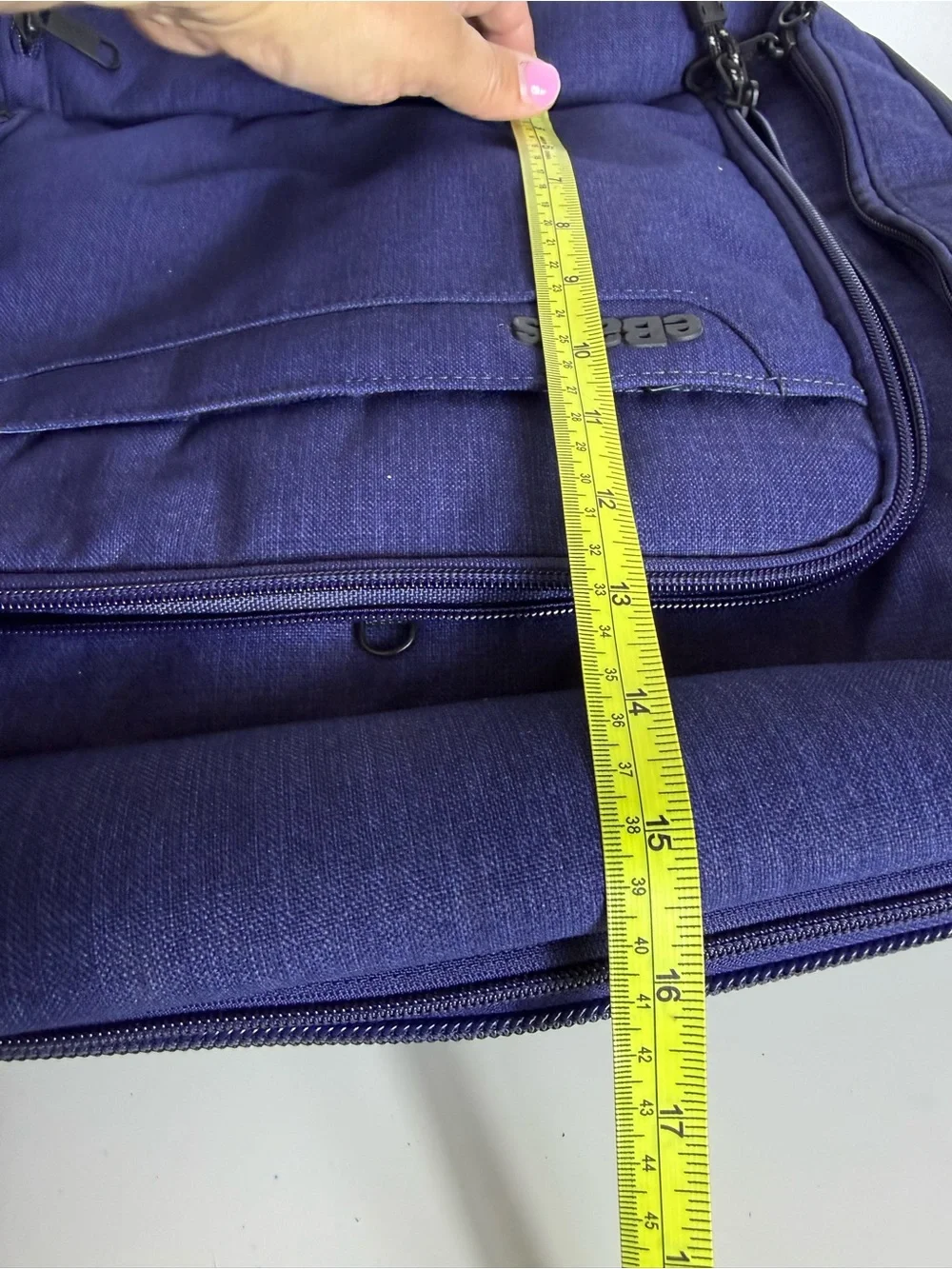 eBags Professional Slim Laptop Backpack Blue Travel Sentry TSA Approved Bag